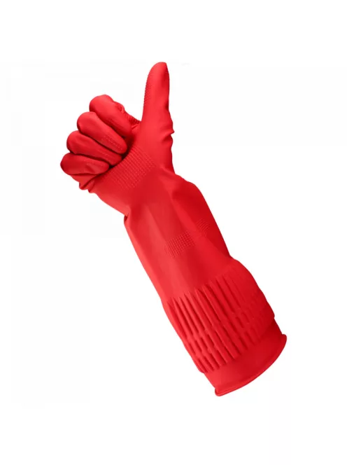 Gumikesztyű extra hosszú 38 cm-es hossz M HoReCa Bonus+ B050