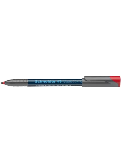 Alkoholos marker OHP 1mm tűhegyű Schneider Maxx 224 M piros