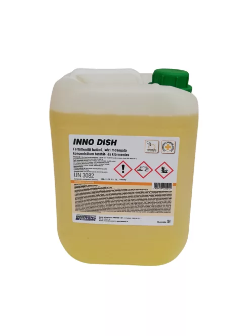 Mosogatószer 5 liter kézi fertőtlenítő hatással Inno-Dish