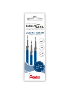   Tollbetét tűhegyű 3 db/csomag 0,25mm Pentel EnerGel LRN5-3C írásszín kék