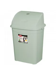   Szemeteskuka billenő fedéllel műanyag 4 literes szürke UP114-002