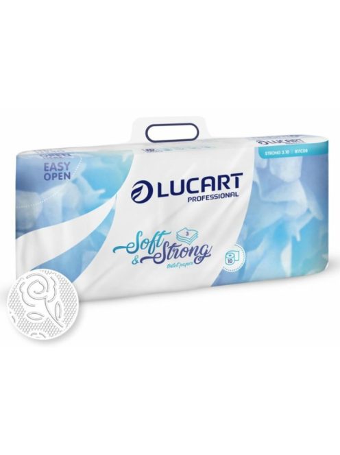 Toalettpapír 3 rétegű 120 lap/tekercs cellulóz 10 tekercs/csomag 3.10 Strong Lucart_811C08