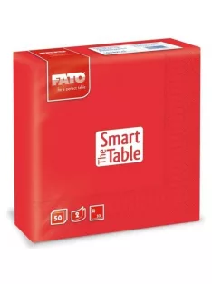   Szalvéta 2 rétegű 33 x 33 cm 50 lap/cs Fato Smart Table piros_82621700
