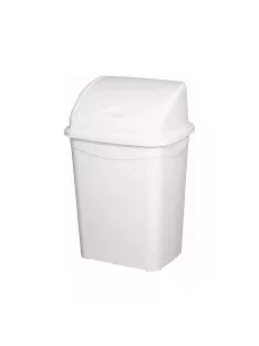   Szemeteskuka billenő fedéllel műanyag 26 literes fehér UP120-001
