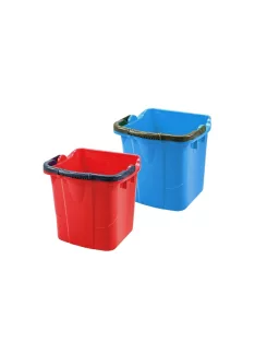 Vödör 25 literes szögletes piros