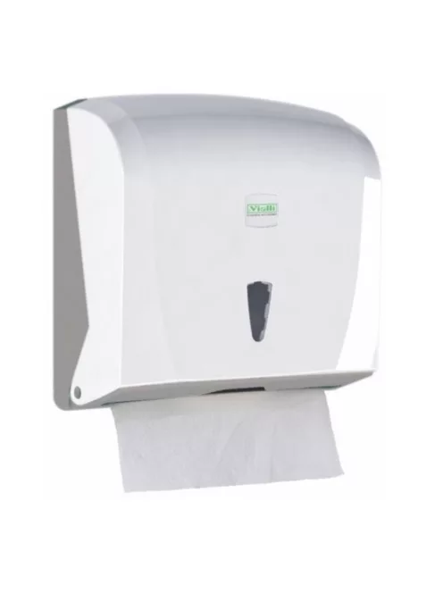 Adagoló V hajtogatású kéztörlőhöz műanyag Vialli K40 fehér