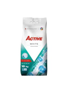   Mosópor 10 kg (130 mosás) zsákos fehér és színes ruhákhoz Active Univerzális