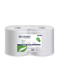   Toalettpapír 2 rétegű közületi átmérő: 28 cm 6 tekercs/karton 28 J EcoLucart_812208 fehérített