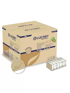   Szalvéta adagolóba 2 rétegű hajtogatott 150 lap/cs 40 cs/karton 216 TN EcoNatural Lucart _832324B