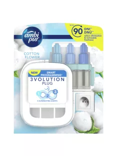   Légfrissítő elektromos kezdőcsomag 20 ml Ambi Pur 3 Volution Cotton Flower