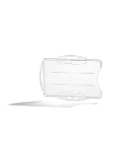   Biztonsági kártyatartó Durable 2 kártya számára, 10 db/csomag, áttetsző