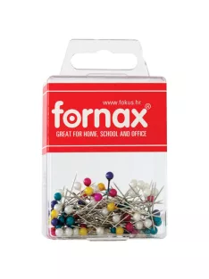 Gombostű BC-489 színes fejjel műanyag dobozban Fornax