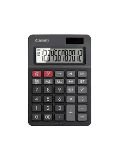   Számológép asztali 12 számjegy, döntött kijelző, Canon, AS-120 II