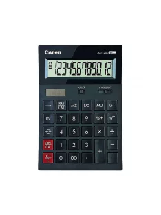   Számológép asztali 12 számjegy, döntött kijelző, Canon, AS-1200
