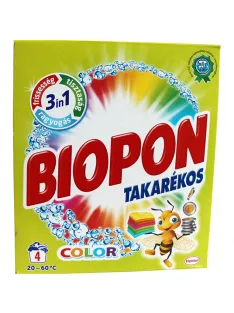   Mosópor 240 g (4 mosás) színes ruhákhoz Biopon Takarékos Color
