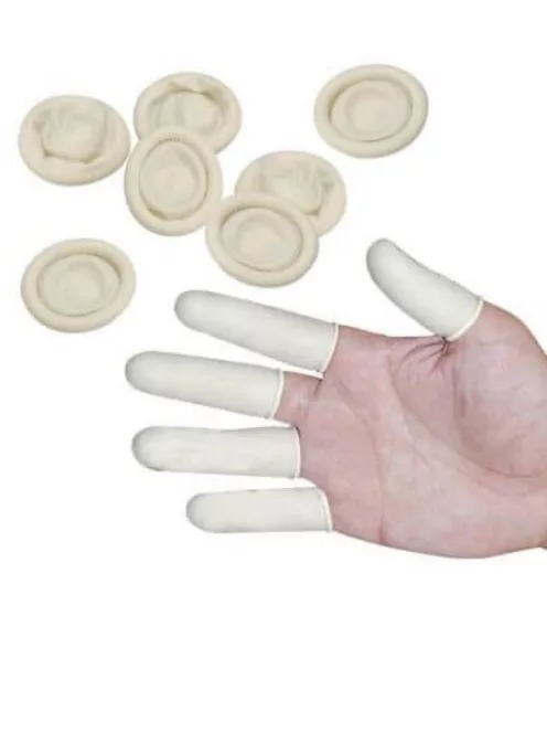 Gumiujj latex púdermentes 100 db/doboz fehér