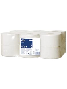   Toalettpapír 1 rétegű közületi átmérő: 18,8 cm 1200 lap/240 m/tekercs 12 tekercs/karton T2 Mini Jumbo Tork_120161 natúr