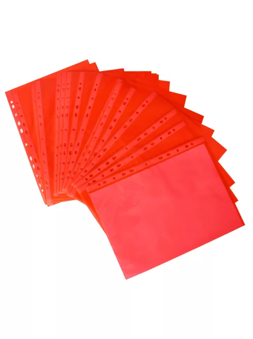 Genotherm lefűzhető A4, 50 micron, 25 db/csomag, piros