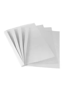   Hőkötő borító, A4, 4mm, 33-45lap, Fellowes® Standard, 100 db/csomag, fehér