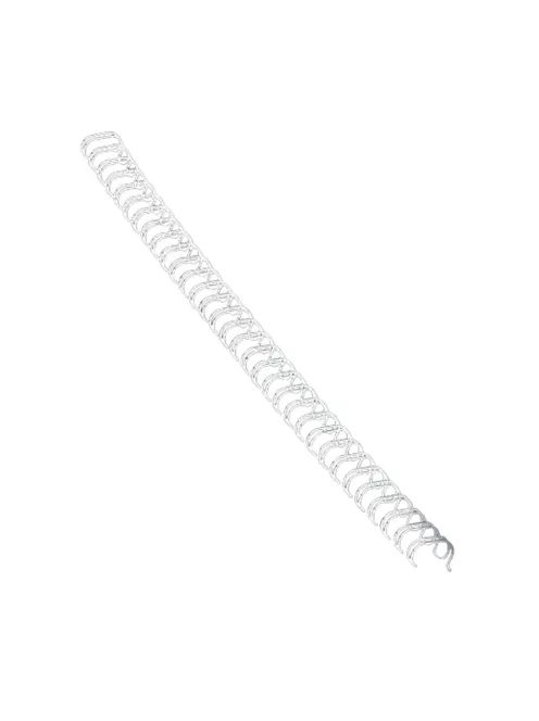 Fém spirál 3:1, 12mm, 81-100lap, Fellowes® 100 db/doboz, fehér