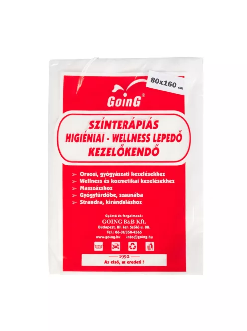 Masszázslepedő egyszer használatos 80 x 160 cm fehér 50 g-os Basic