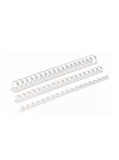   Spirál műanyag, 38mm, 281-340lap, 50 db/doboz, Fellowes® fehér