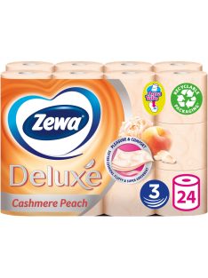   Toalettpapír 3 rétegű kistekercses 100 % cellulóz 150 lap/tekercs 24 tekercs/csomag Zewa Deluxe Cashmere Peach