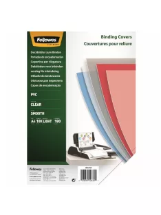   Előlap, A4, 180 mikron, 100 db/csomag, Fellowes® víztiszta