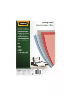   Előlap, A4, 240 mikron, 100 db/csomag, Fellowes® víztiszta