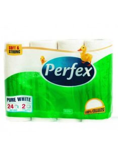   Toalettpapír 2 rétegű kistekercses 100% cellulóz 24 tekercs/csomag Boni Perfex