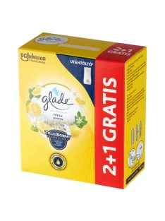   Légfrissítő utántöltő 3 x 10 ml 2+1 Glade® Touch&Fresh friss citrom