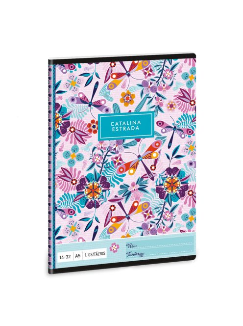 Füzet iskolai A5, 32lap, vonalas 14-32 1.osztályos Ars Una CATALINA (5094) 21 10db/csomag