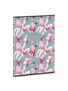   Füzet iskolai A4, 40lap, kockás Ars Una ROSY MAGNOLIA (5252) 23 10db/csomag