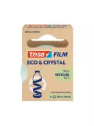 Ragasztószalag 19mmx10m irodai átlátszó újrahasznosított Tesa Eco & Crystal