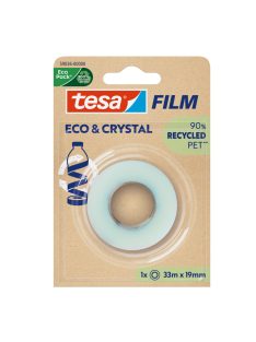   Ragasztószalag 19mmx33m irodai átlátszó újrahasznosított Tesa Eco & Crystal