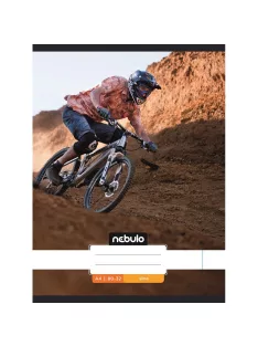 Füzet, A4, sima, 80-32, Xtreme minták, 12 db/csomag Nebulo
