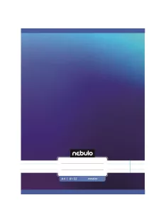   Füzet, A4, vonalas, 81-32, Monochrome és Gradient minták II., 12 db/csomag Nebulo