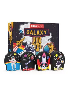 Radír, galaxis, 36 db/display, Silka