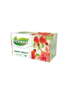 Fekete tea 20x2 g Pickwick csipkebogyó hibiszkusszal