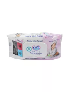 Nedves törlőkendő 72 lap/csomag Lara Sensitive
