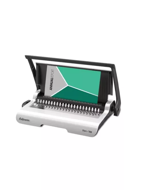 Spirálozógép, műanyag spirálkötéshez, manuális, 150lap, Fellowes® Star+
