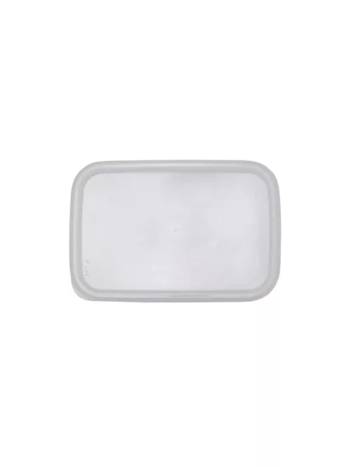 Elviteles doboz tető szögletes 500-750 ml svédtálhoz PP 100 db/csomag, natúr