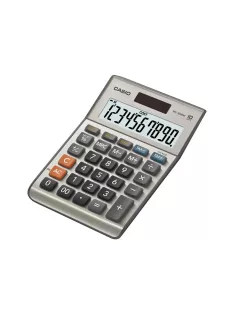   Számológép asztali 10 digit nagy, döntött kijelző Casio MS 100 FM ezüst