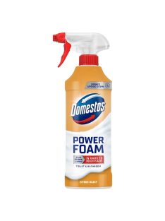   WC és fürdőszoba tisztító hab 435 ml Domestos Power Foam Citrus Blast