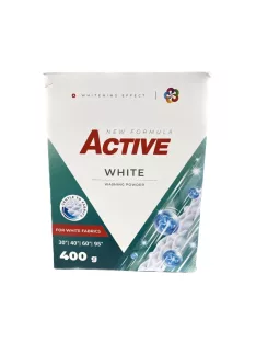   Mosópor 400 g (6 mosás) zsákos fehér ruhákhoz Active White