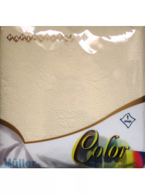 Szalvéta 1 rétegű 32 x 32 cm 70 lap/csomag vegyes színekben_Color70