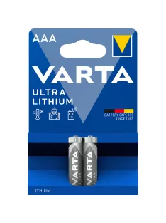 Elem AAA mikro LR03 2 db/csomag, Varta Ultra Lithium