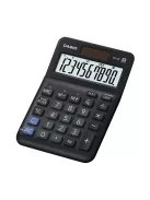 Számológép asztali 10 digit nagy, döntött kijelző Casio MS 10 F fekete