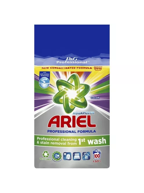 Mosópor 5,5 kg (100 mosás) színes ruhákhoz Ariel Professional Color