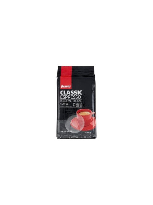 Kávé őrölt, 1000g, Classic Espresso Bravos